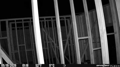 Camera image at 01:18 PST